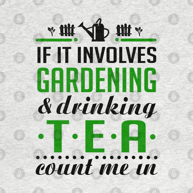 Gardening and Tea by KsuAnn